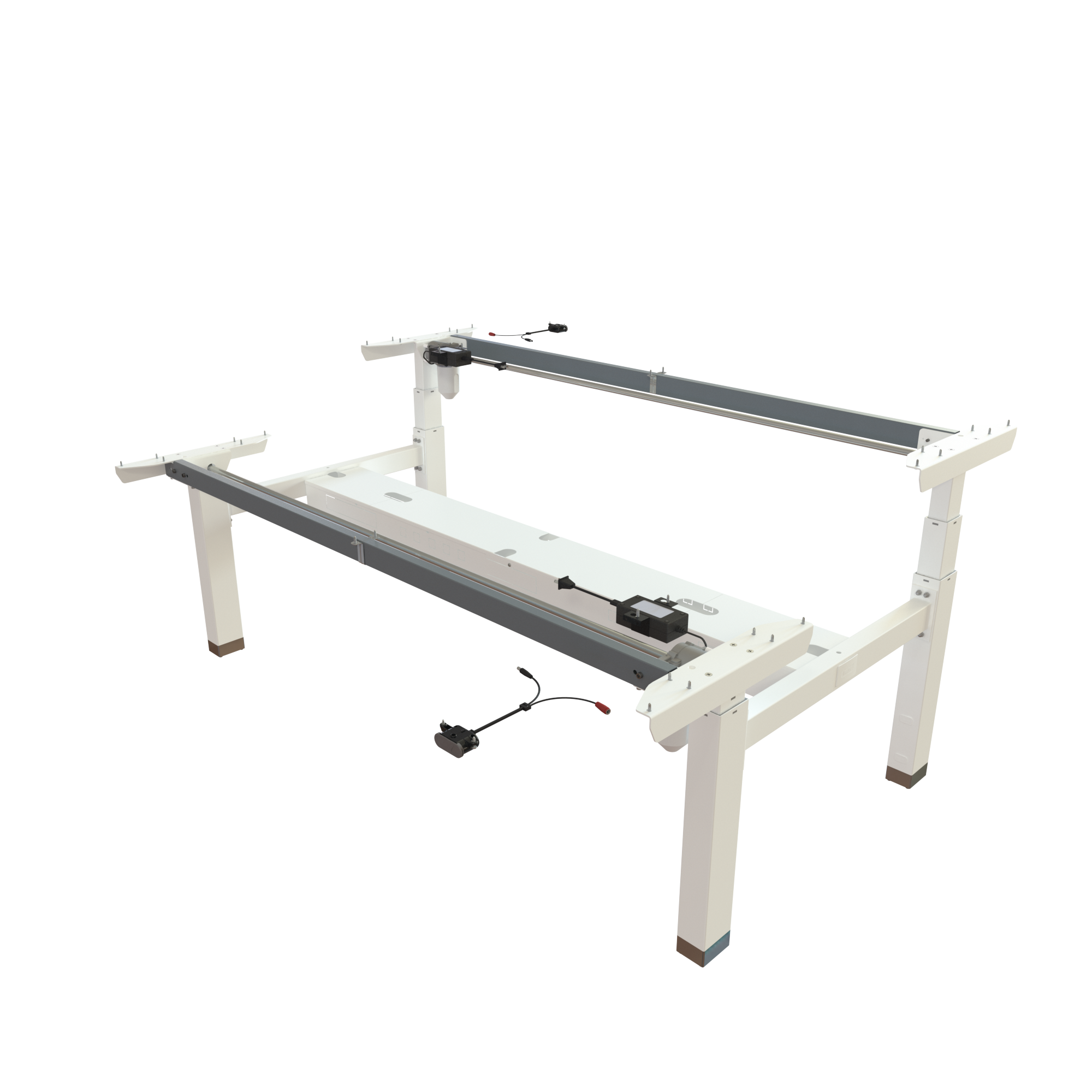 Sit Stand Desk frame | Width 172 cm | White