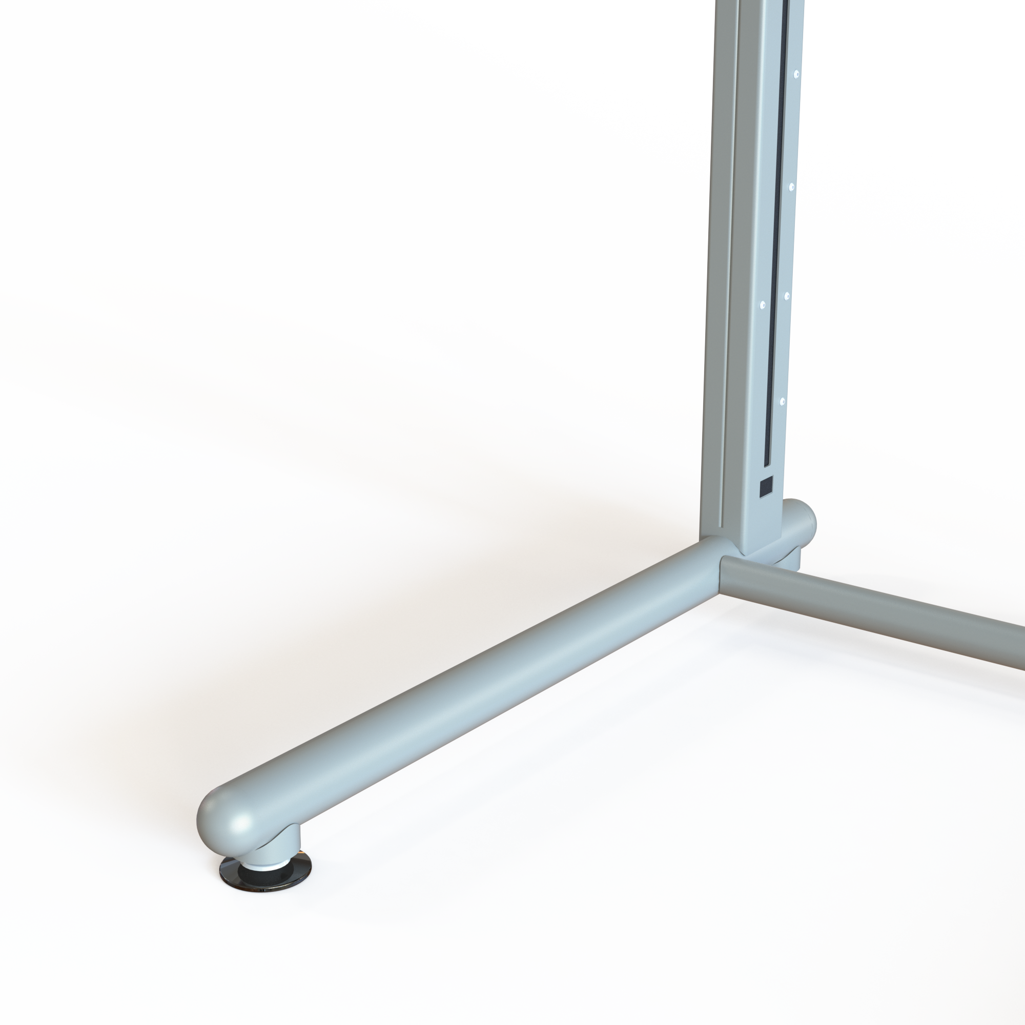 Ergonomic free-standing baby change table with height adjustment