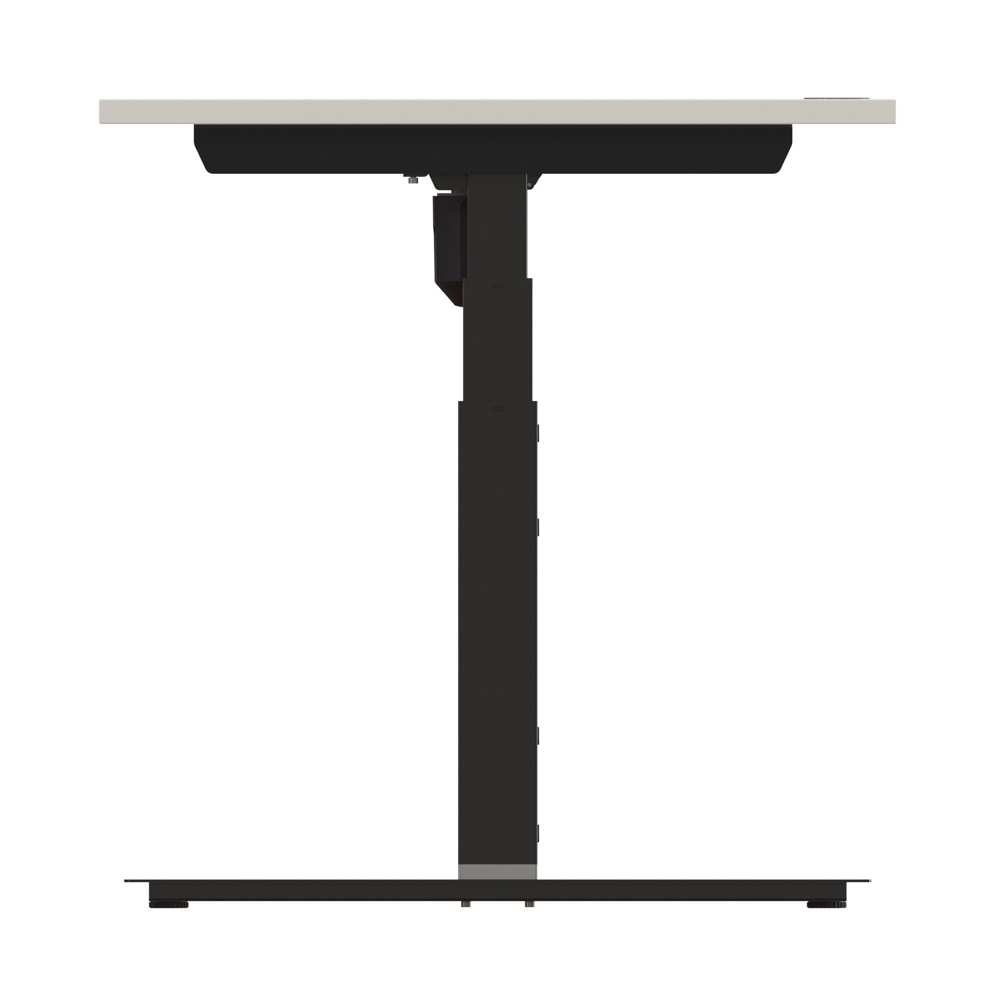 Sit Stand Desk | 120x80 cm | White with black frame