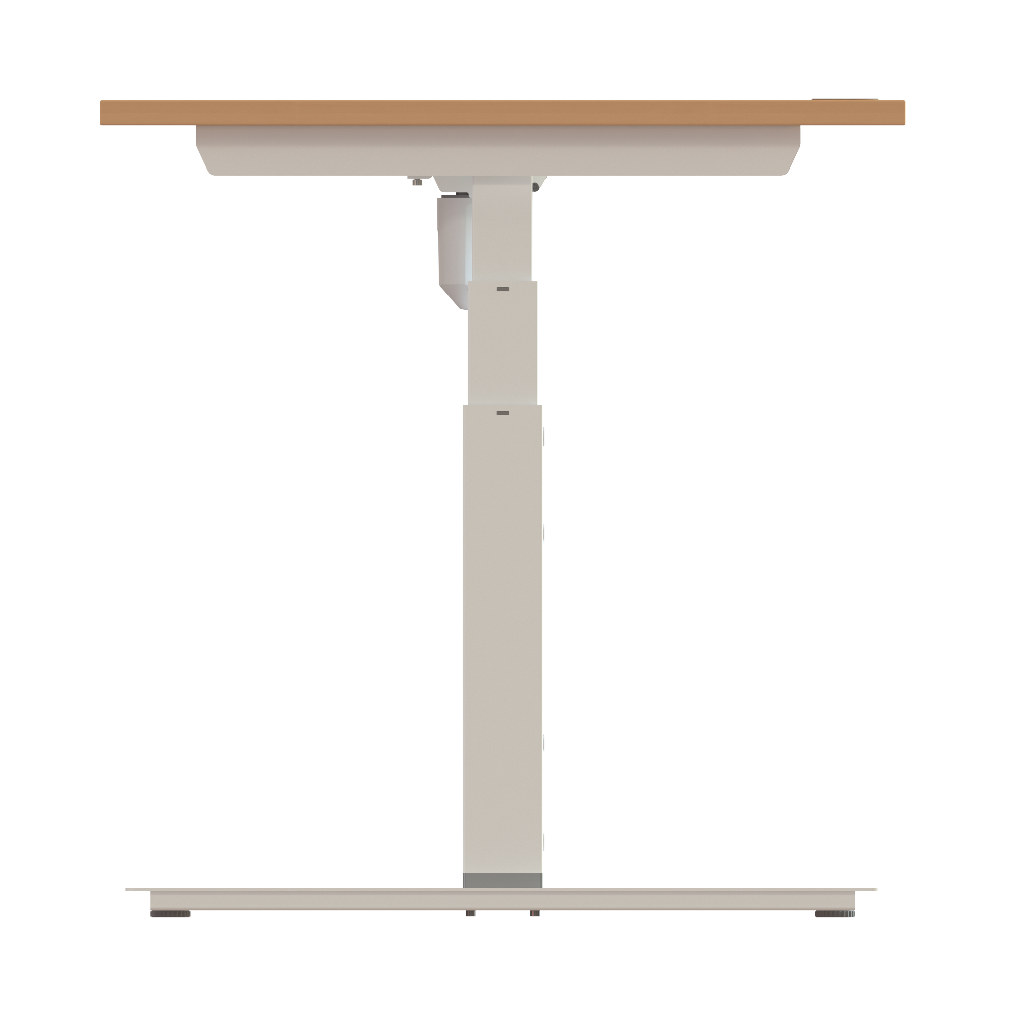 Sit Stand Desk | 180x80 cm | Beech with white frame