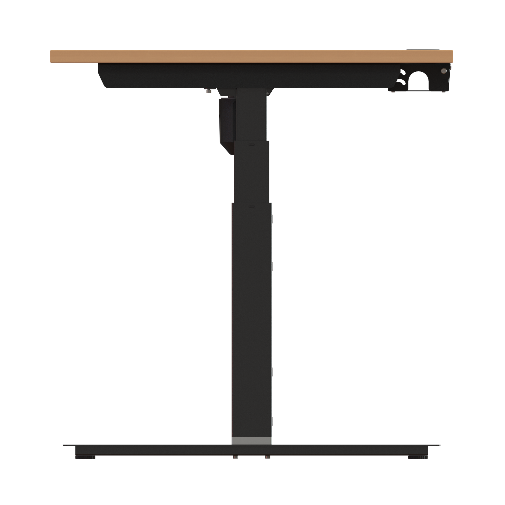 Sit Stand Desk | 180x80 cm | Beech with black frame