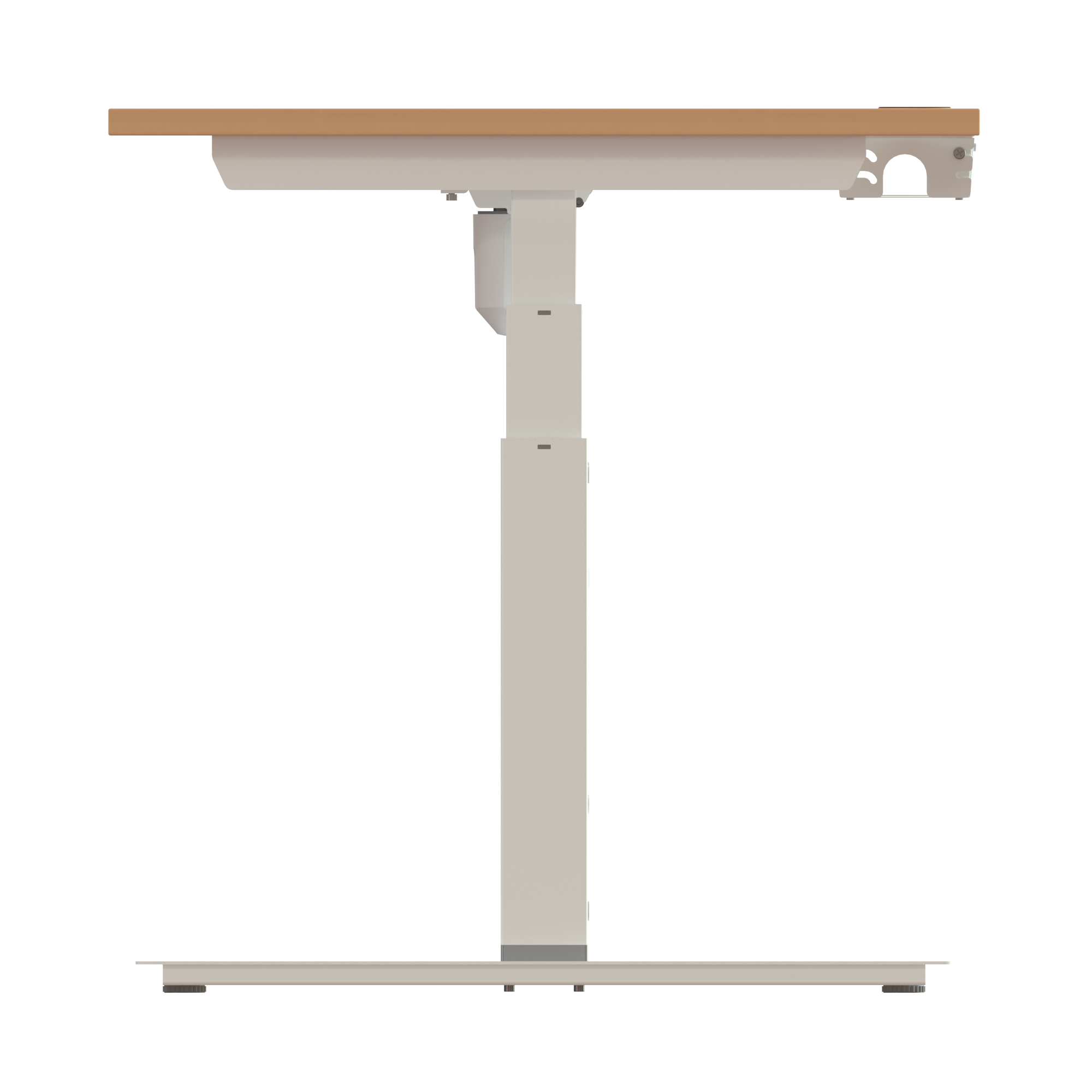 Sit Stand Desk | 180x80 cm | Beech with white frame