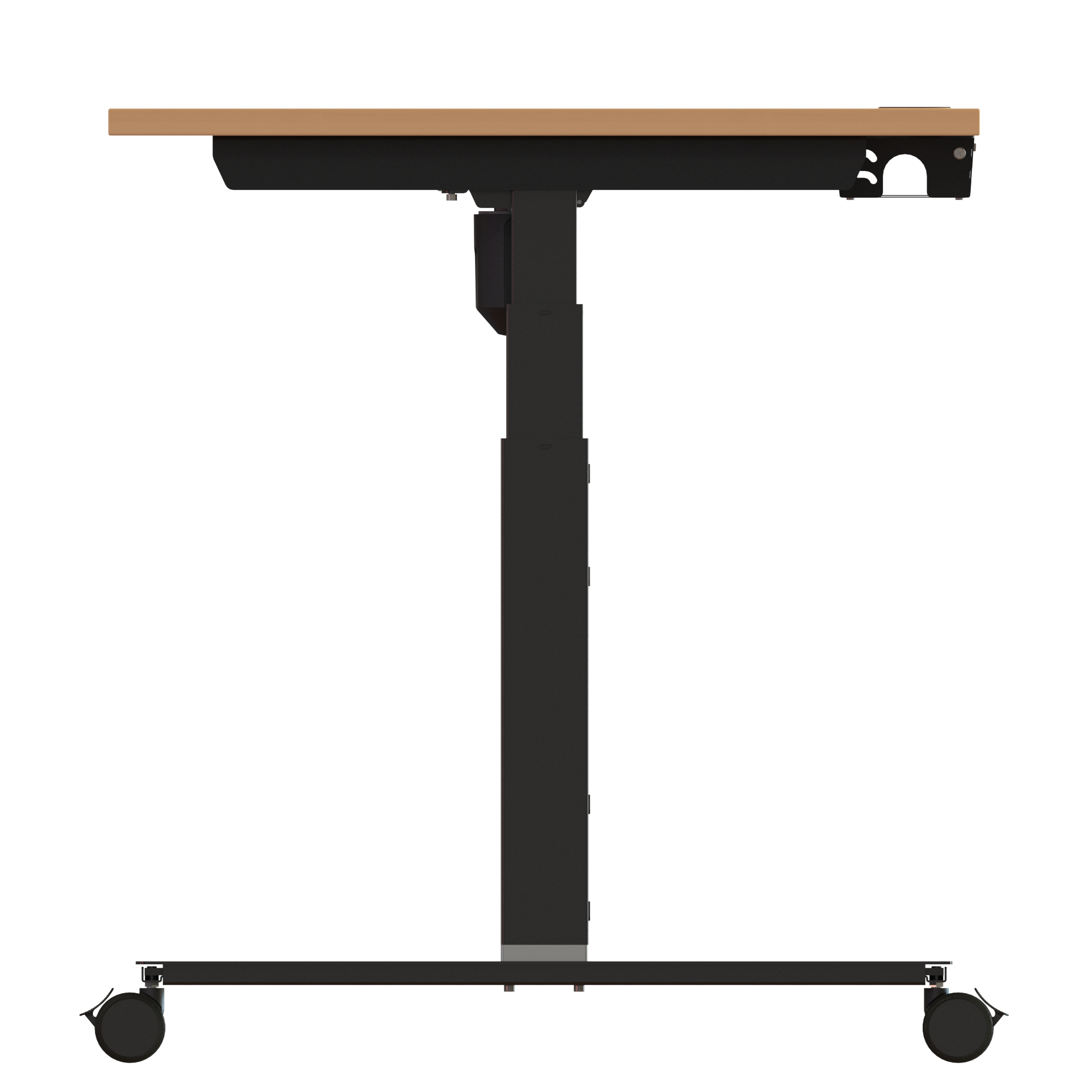 Sit Stand Desk | 180x80 cm | Beech with black frame