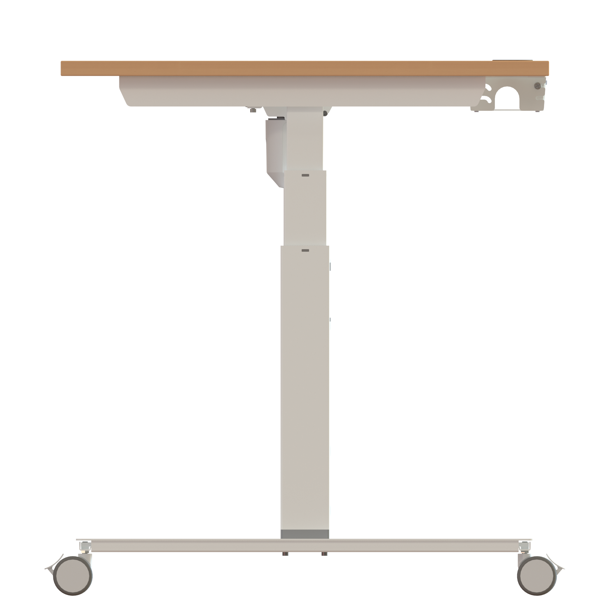 Sit Stand Desk | 180x80 cm | Beech with white frame