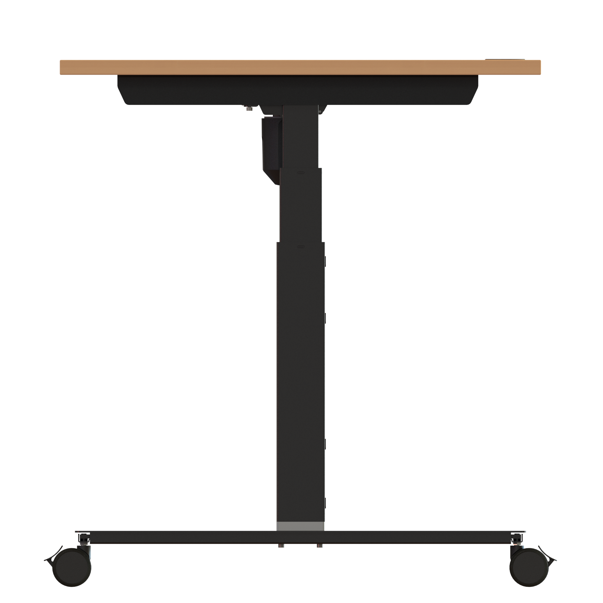 Sit Stand Desk | 180x80 cm | Beech with black frame