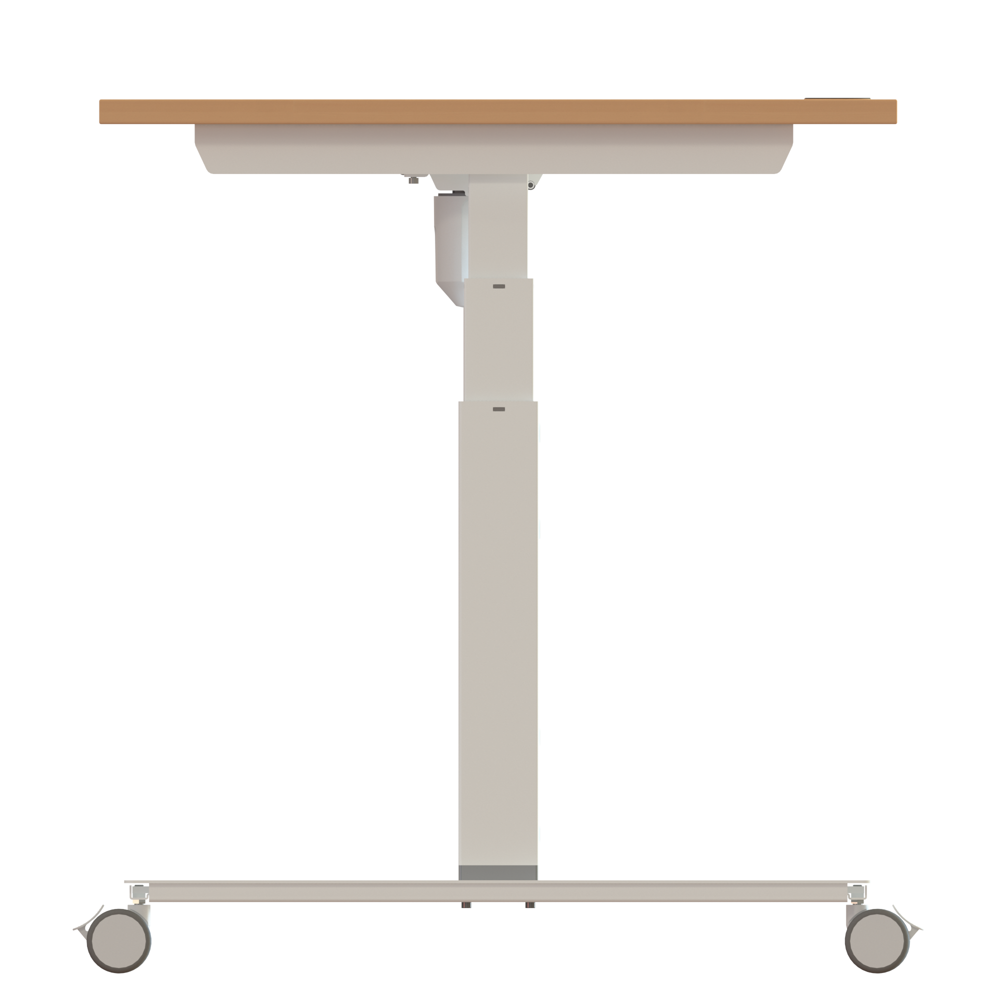 Sit Stand Desk | 180x80 cm | Beech with white frame