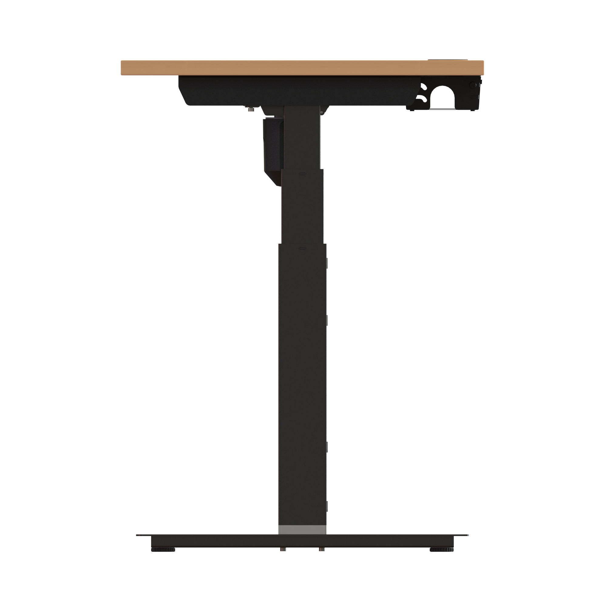 Sit Stand Desk | 120x60 cm | Beech with black frame