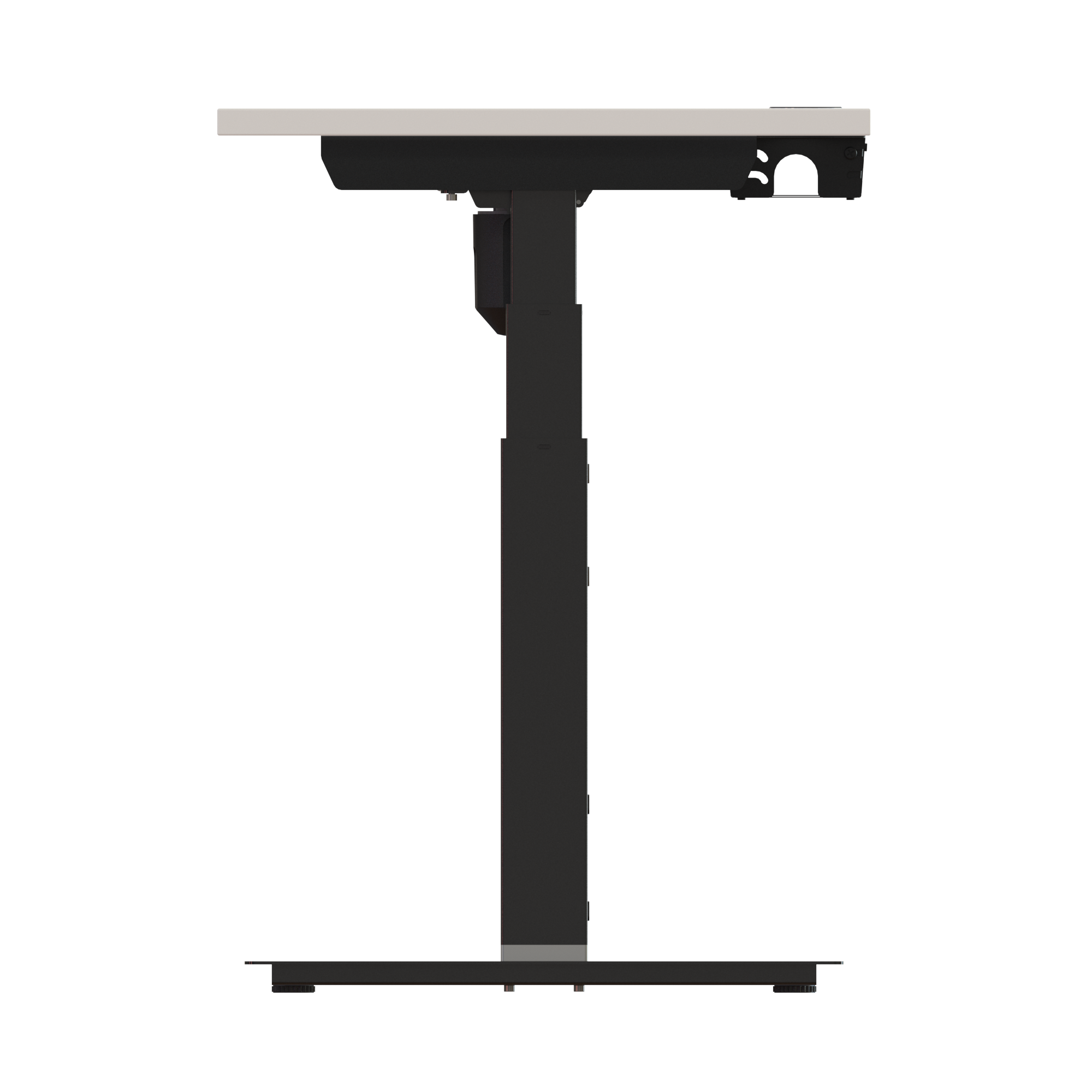 Sit Stand Desk | 120x60 cm | White with black frame