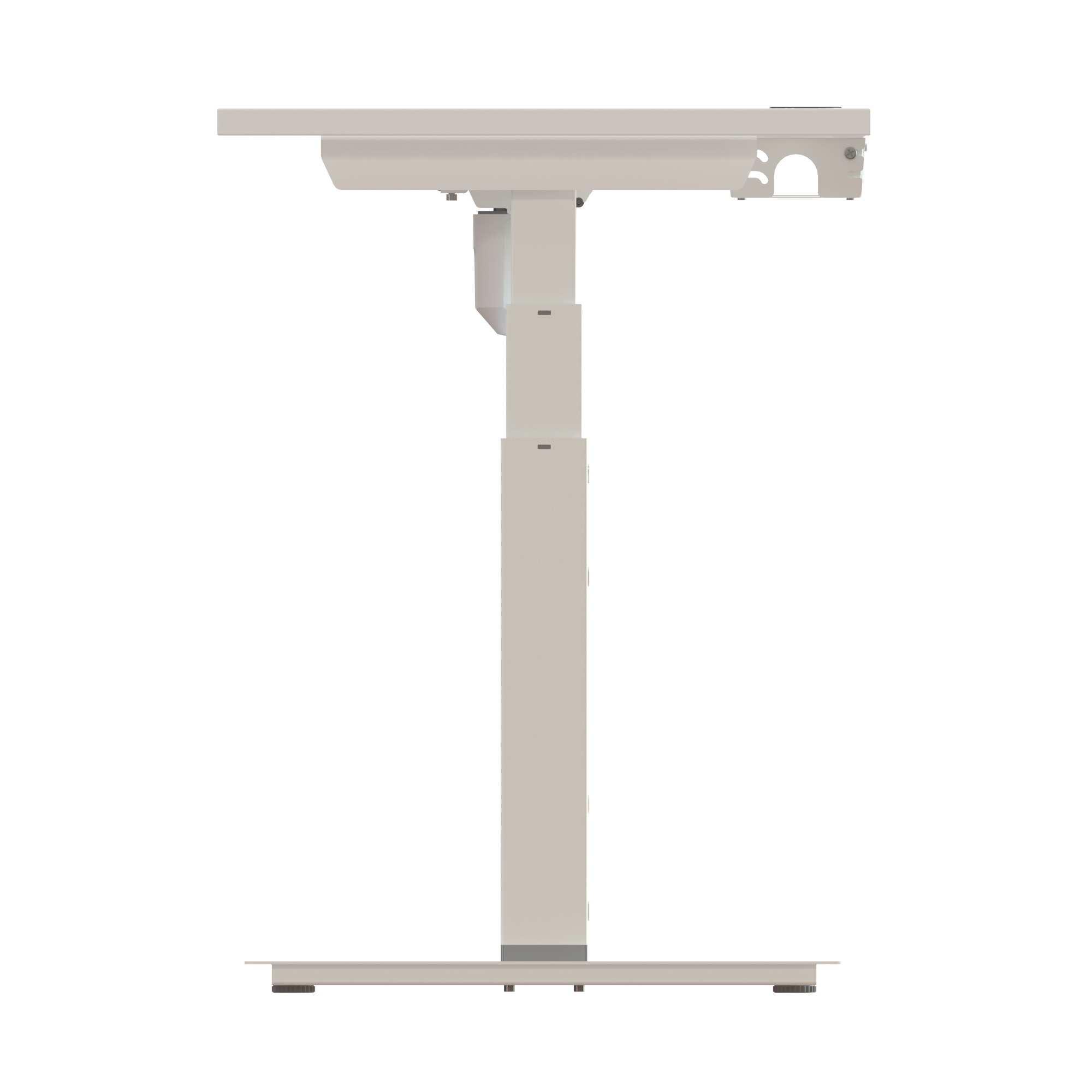 Sit Stand Desk | 120x60 cm | White with white frame