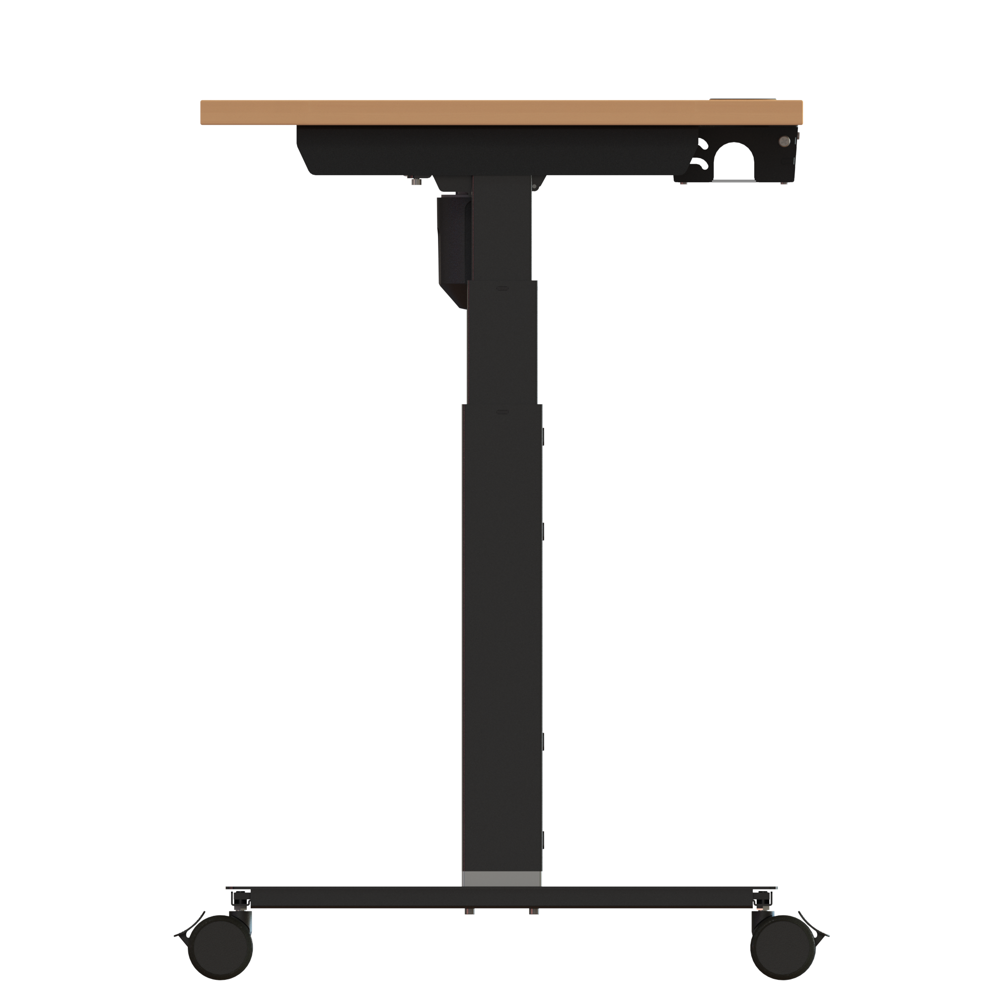 Sit Stand Desk | 120x60 cm | Beech with black frame
