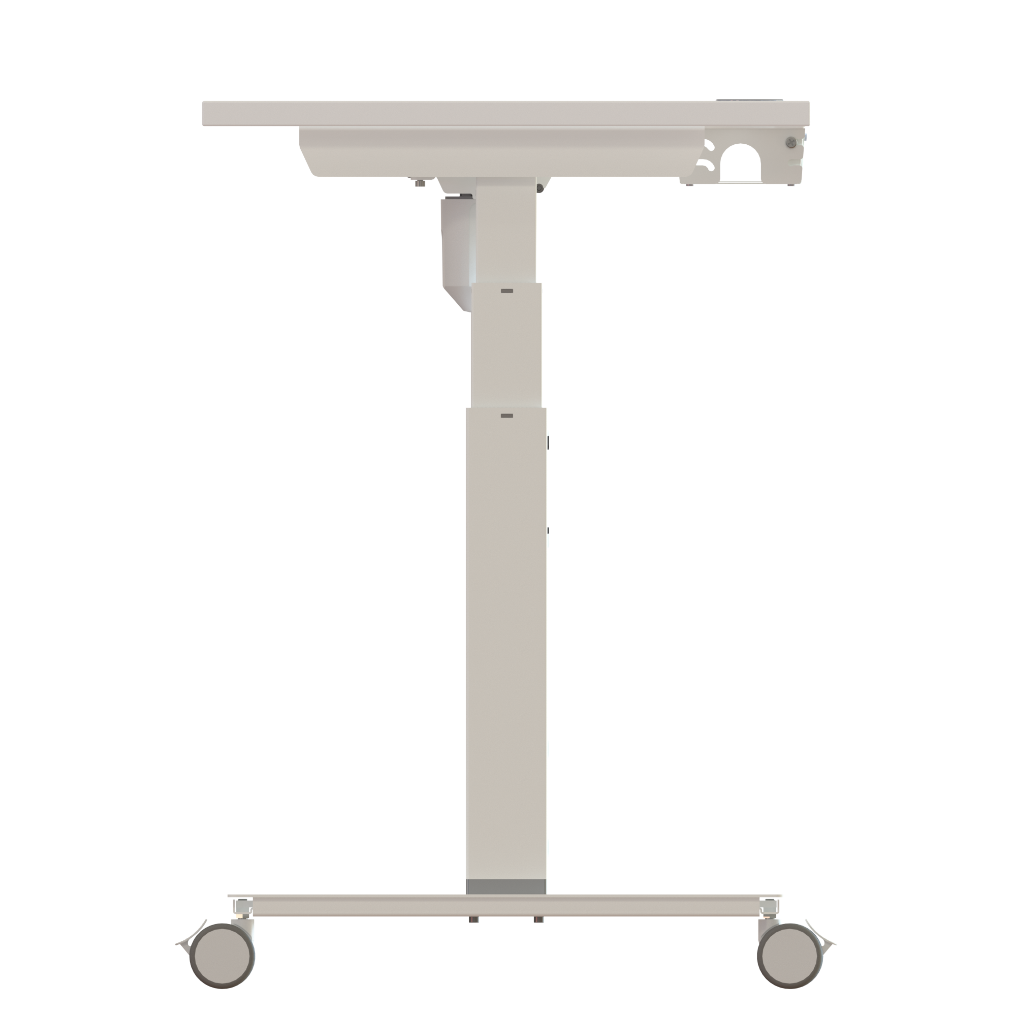 Sit Stand Desk | 120x60 cm | White with white frame