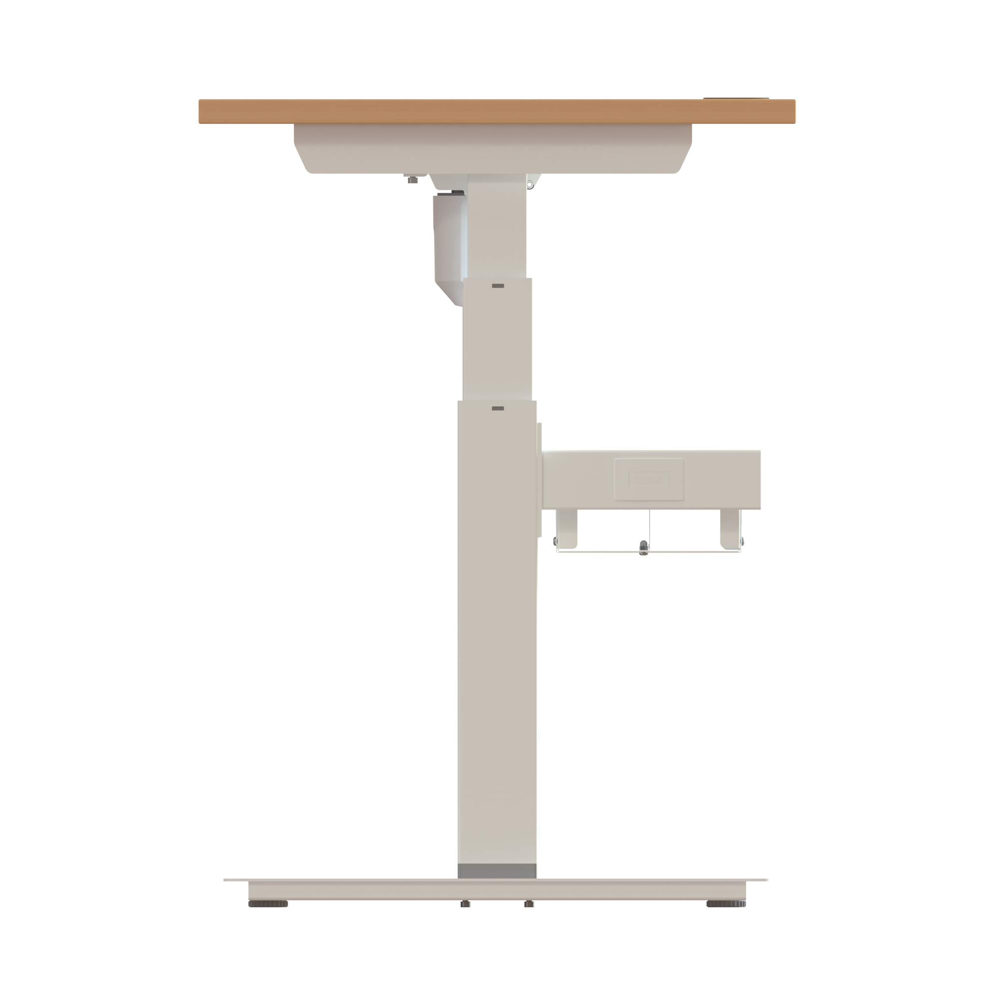 Sit Stand Desk | 120x60 cm | Beech with white frame