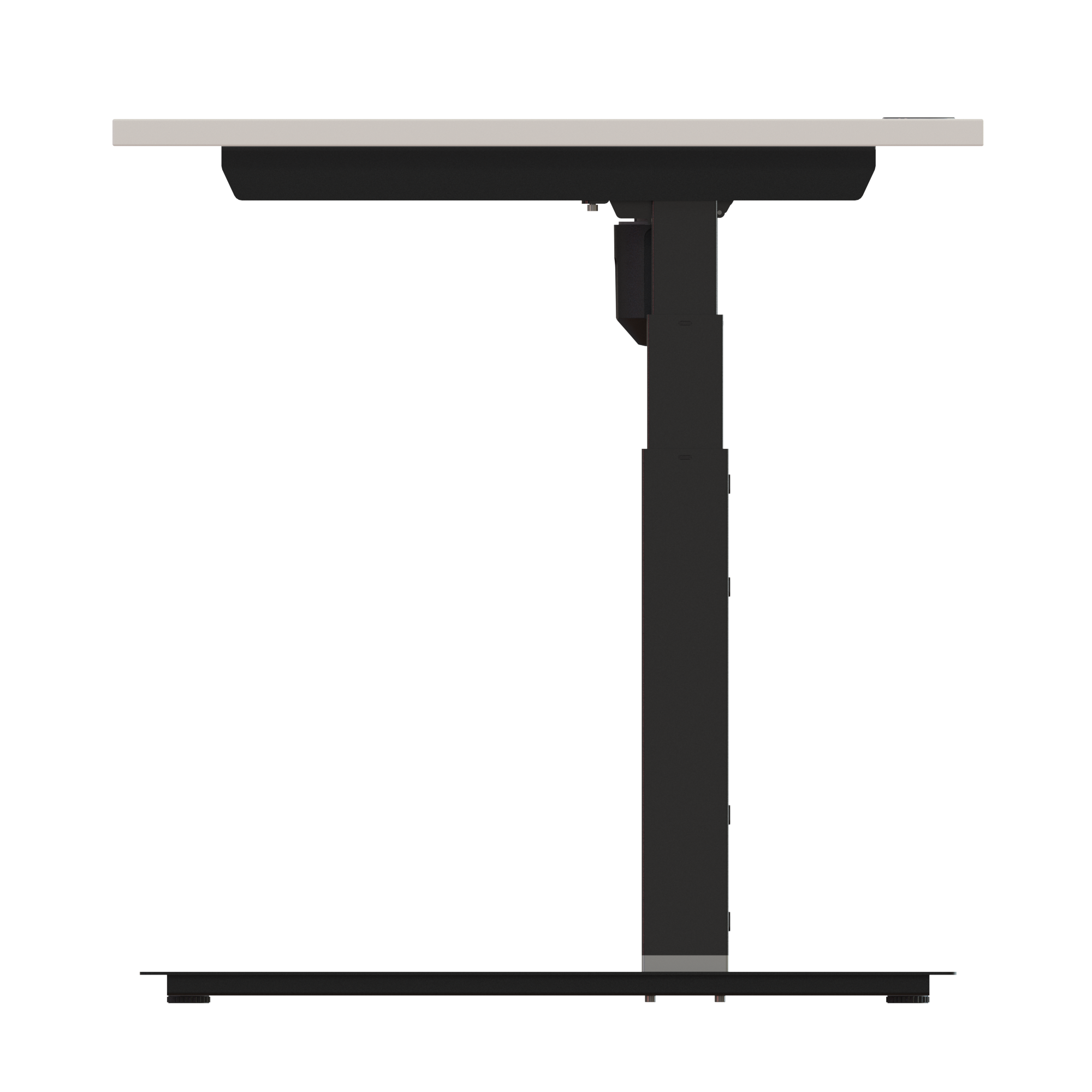 Sit Stand Desk | 150x80 cm | White with black frame