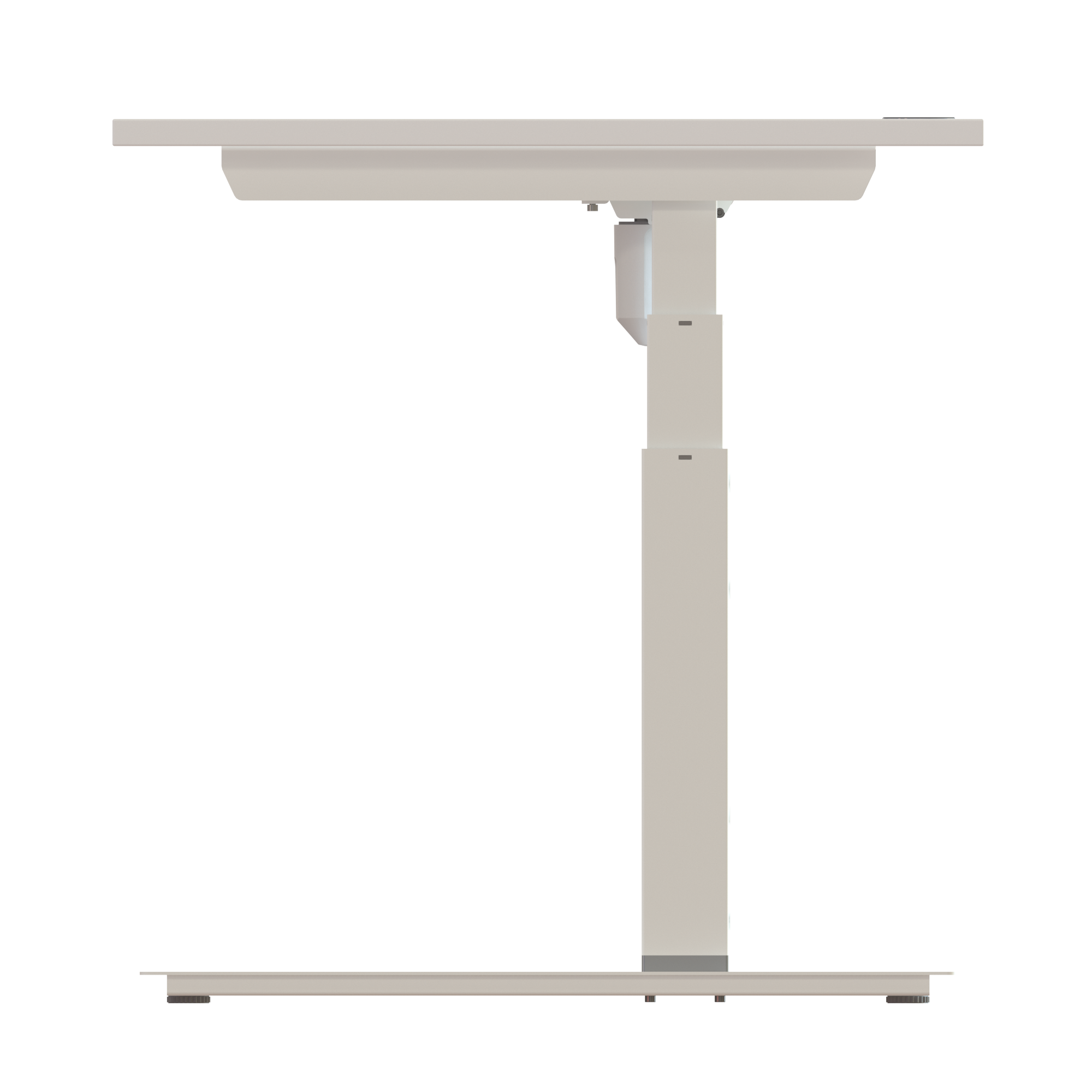 Sit Stand Desk | 150x80 cm | White with white frame