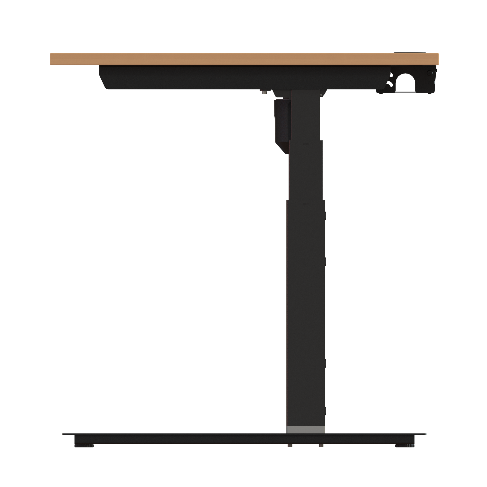 Sit Stand Desk | 180x80 cm | Beech with black frame