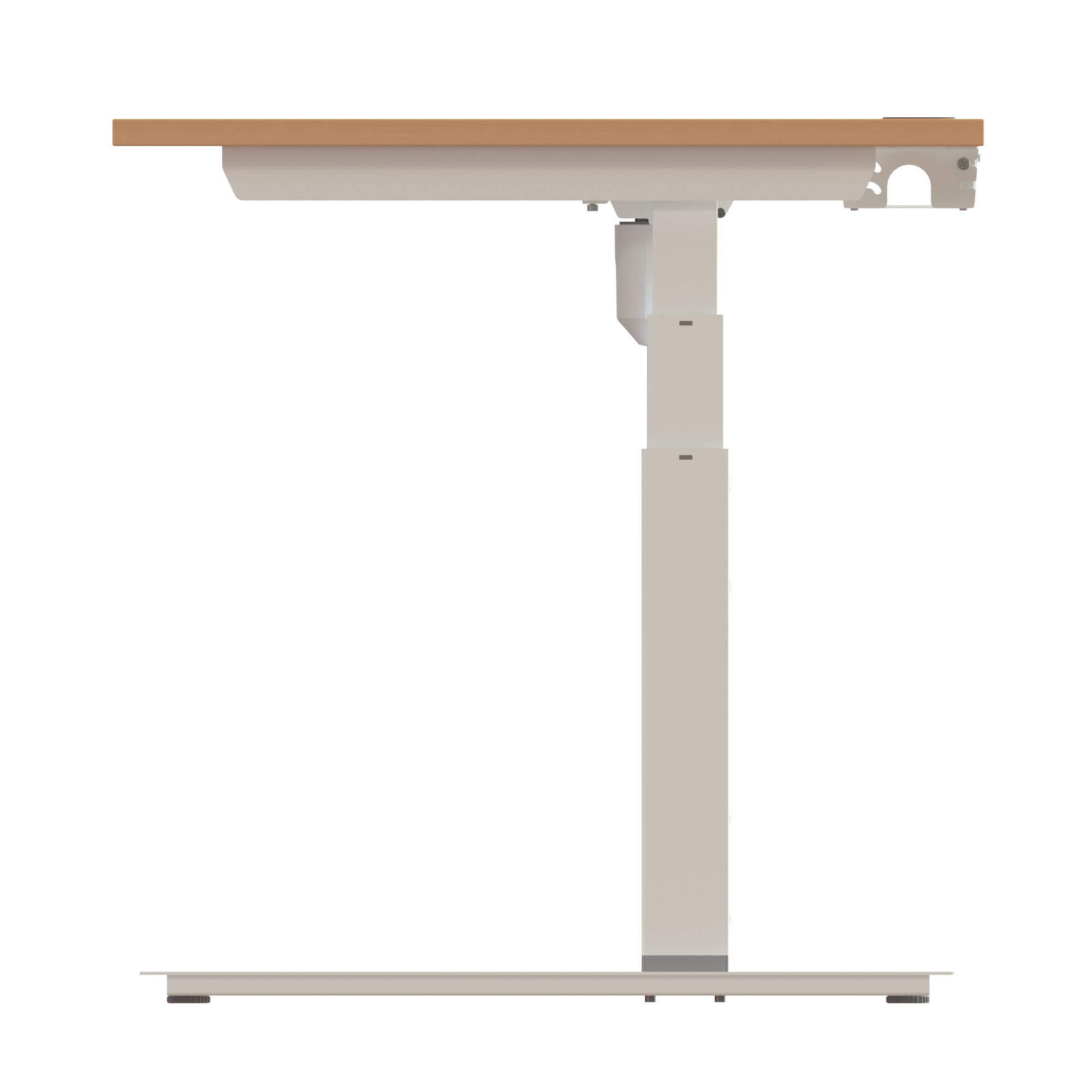 Sit Stand Desk | 180x80 cm | Beech with white frame