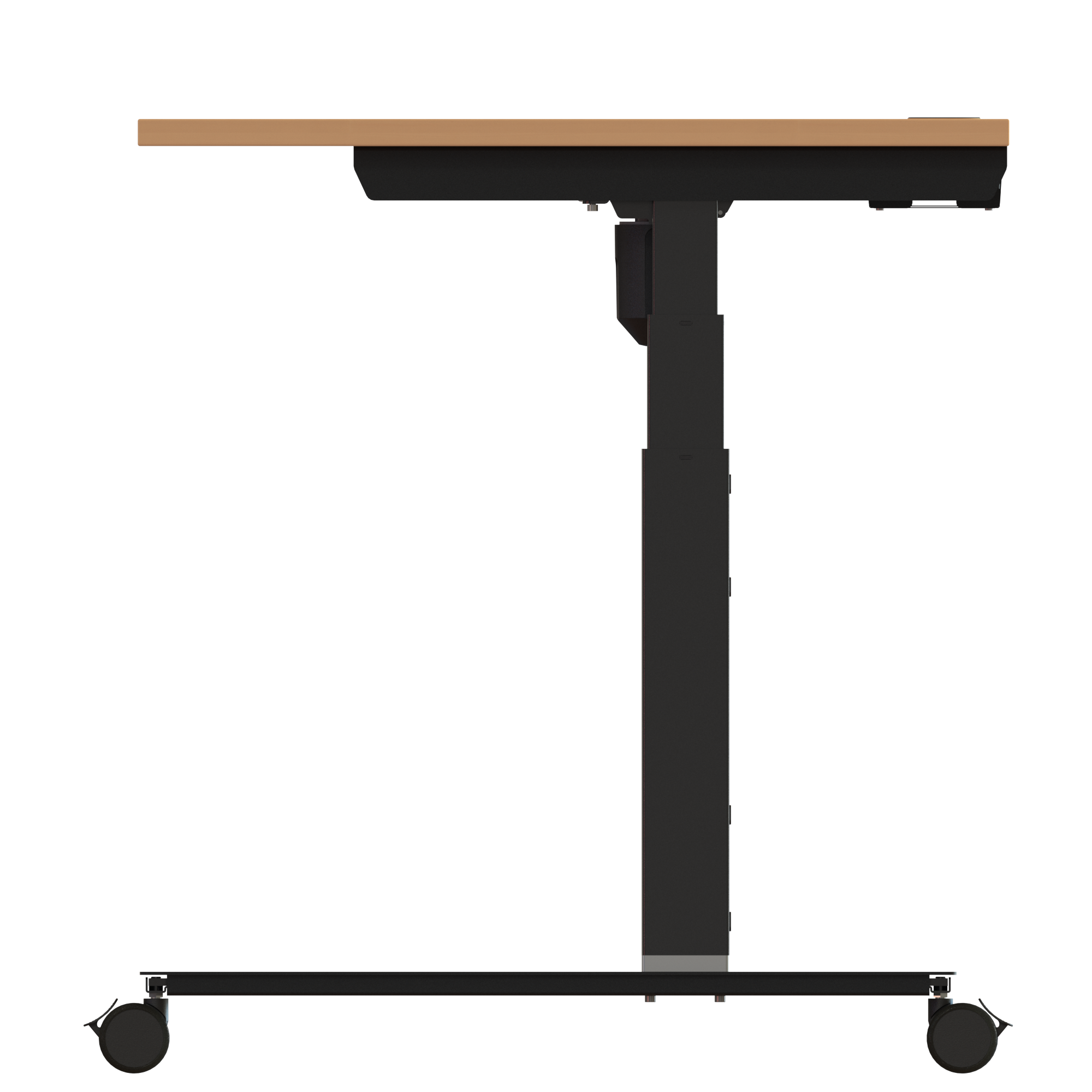 Sit Stand Desk | 180x80 cm | Beech with black frame