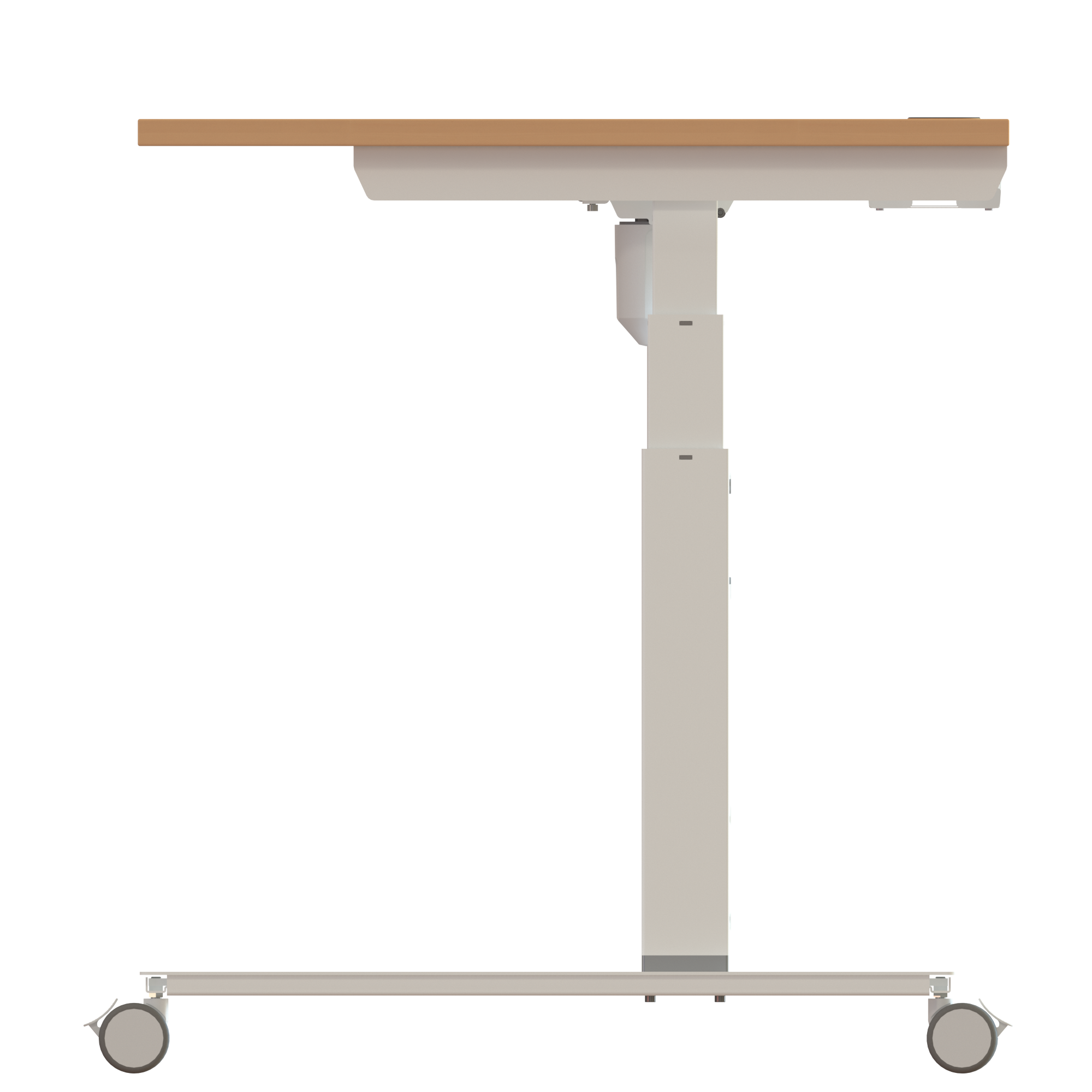 Sit Stand Desk | 180x80 cm | Beech with white frame