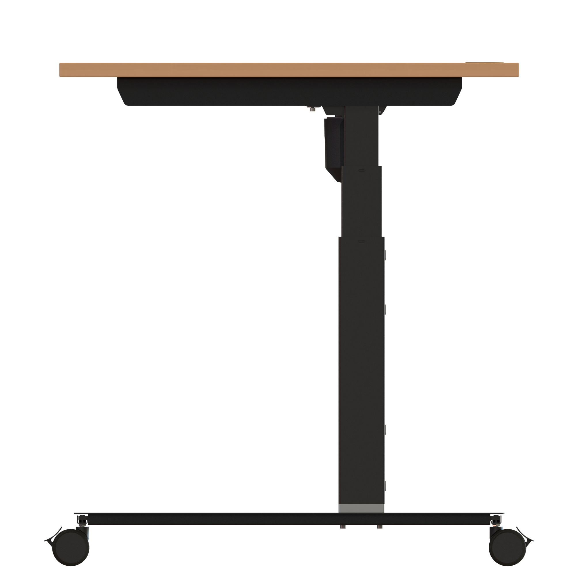 Sit Stand Desk | 180x80 cm | Beech with black frame