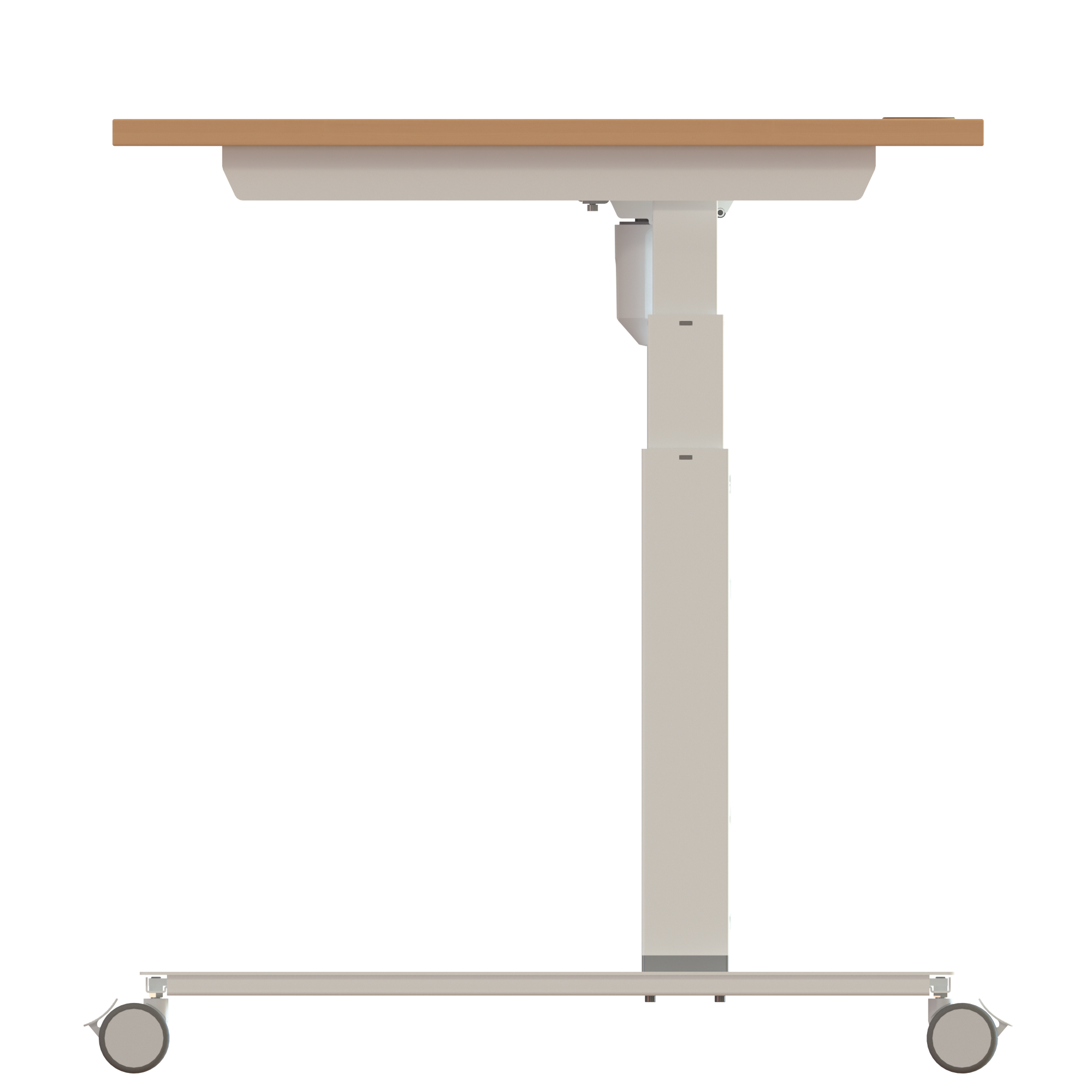 Sit Stand Desk | 180x80 cm | Beech with white frame