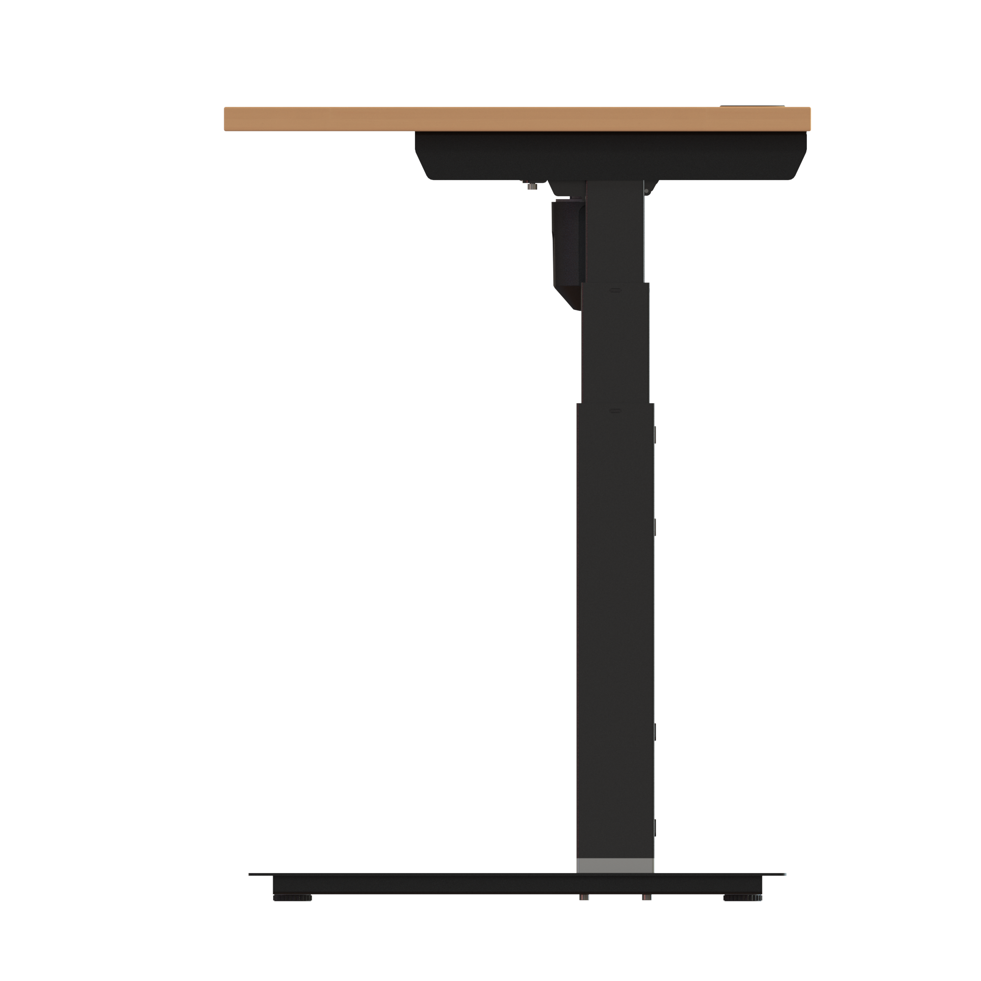 Sit Stand Desk | 180x60 cm | Beech with black frame