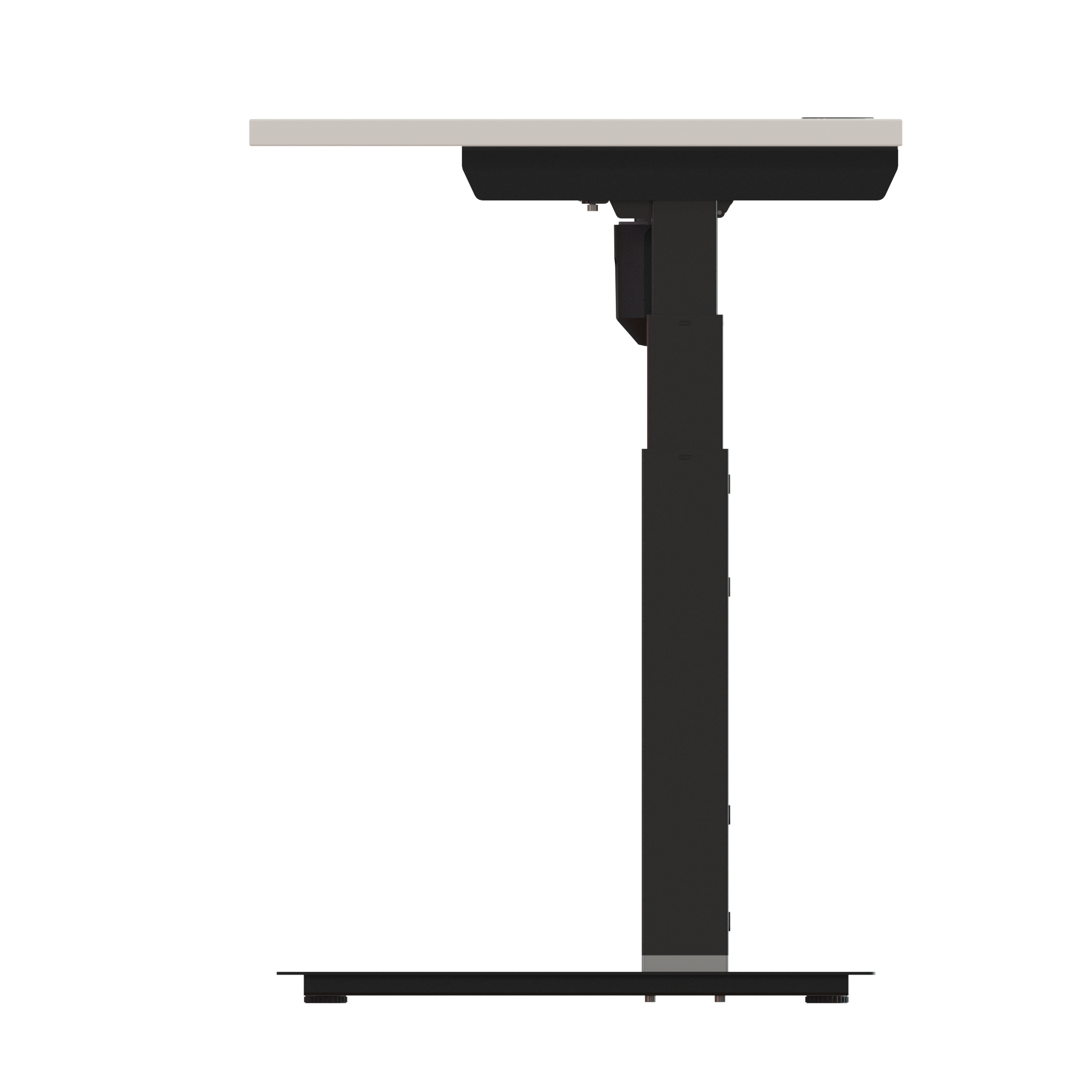Sit Stand Desk | 150x60 cm | White with black frame